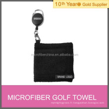 Serviette de nettoyage de balle de golf en microfibre